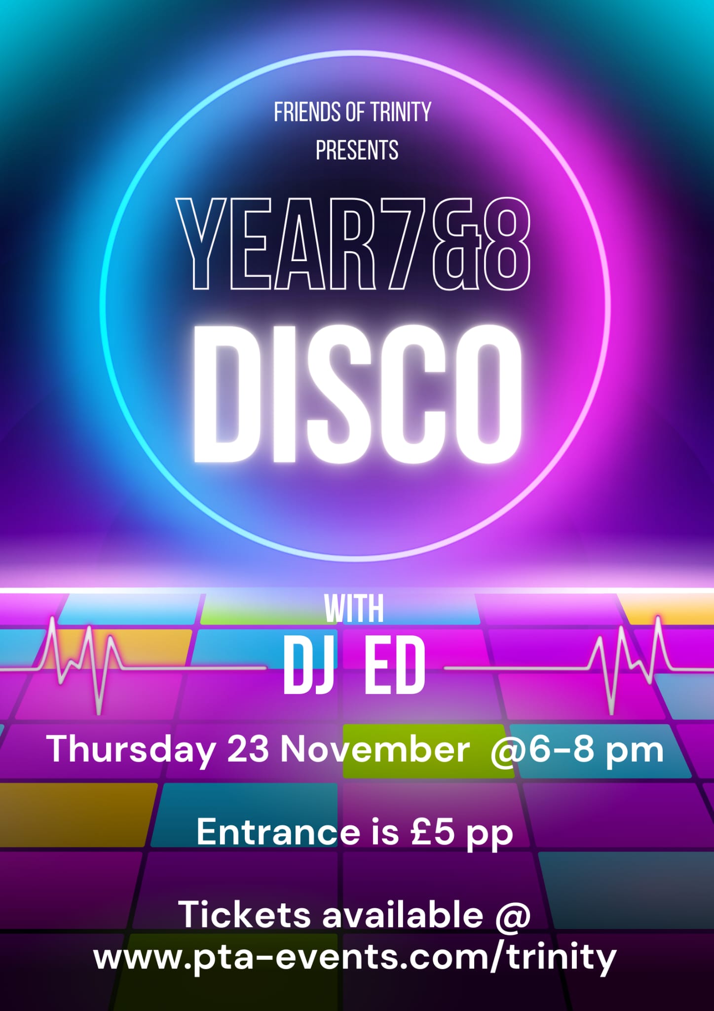 Year 7 & 8 Disco - Tickets available soon
