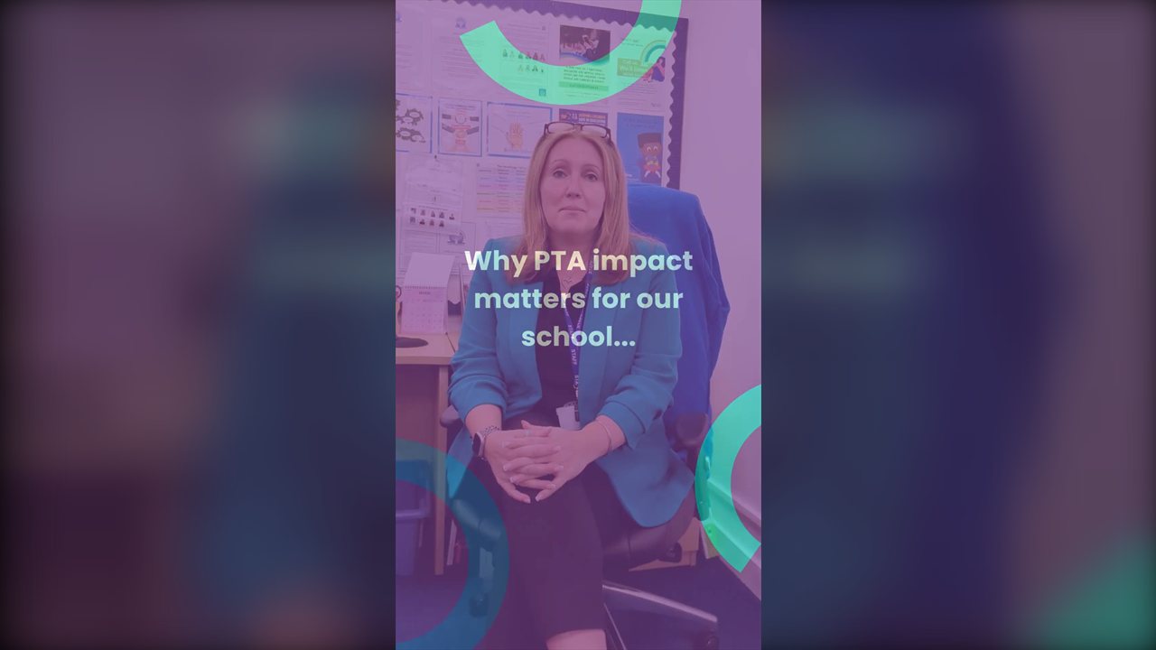 A member of staff at The Hermitage Schools, with the caption Why PTA impact matters for our school