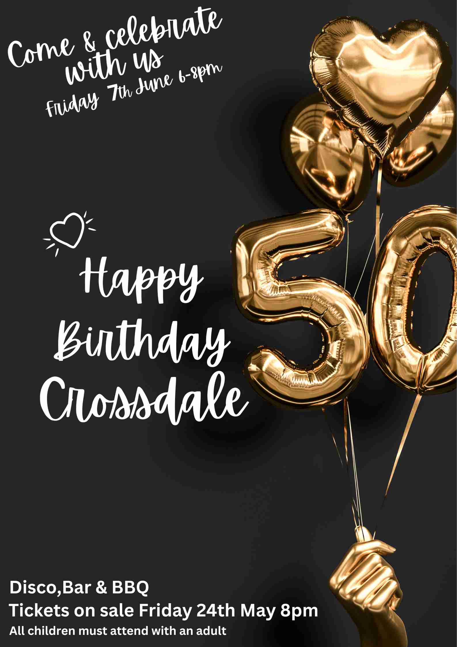 Crossdale's 50th Birthday party / End of year disco