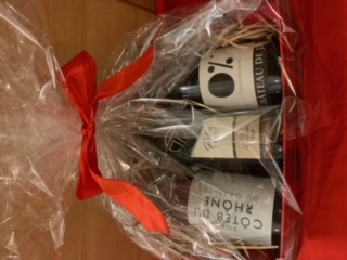 Lot 56: Red wine hamper from Thickbroom Chartered Accountants worth £50