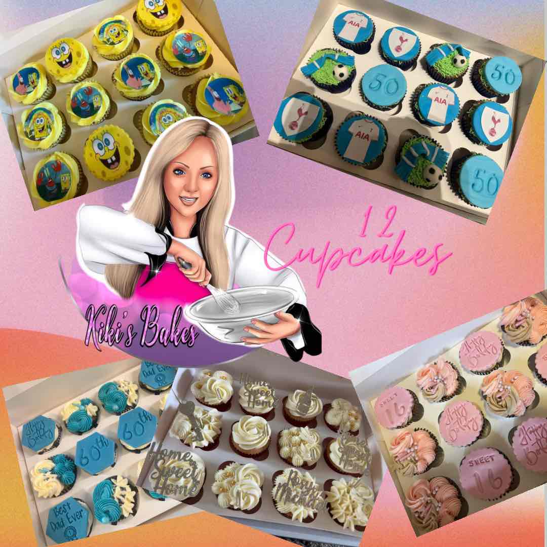 Lot 83: 12 Cupcakes from Kiki’s Bakes