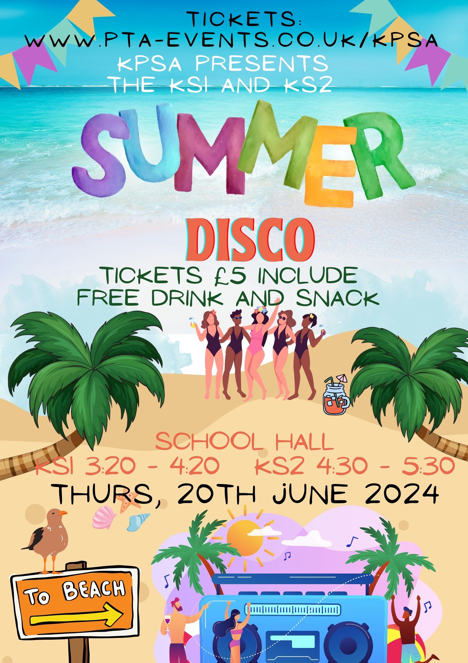 KS1 and KS2 Summer Disco June 2024