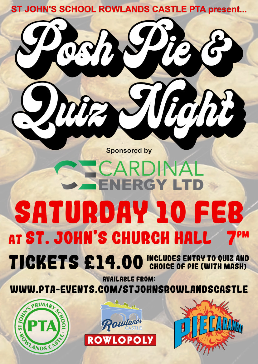 Posh Pie & Quiz Night 2024