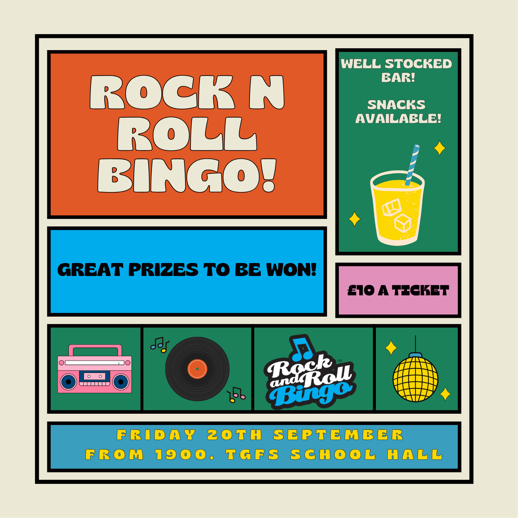 Rock n Roll Bingo!