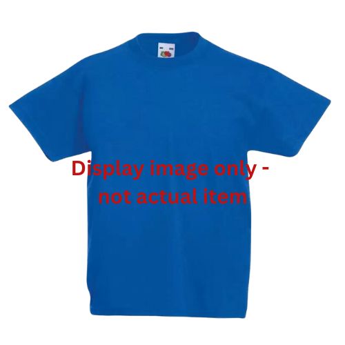 Blue PE T-Shirt S (age 5/6 approx)