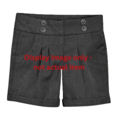 Girls grey shorts Age 8-9 years