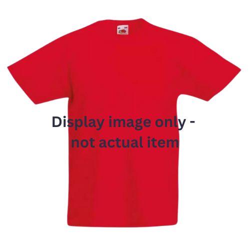 Red PE T-shirt XS (age 3/4 approx)